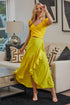 MIDI WRAP RUFFLE SKIRT